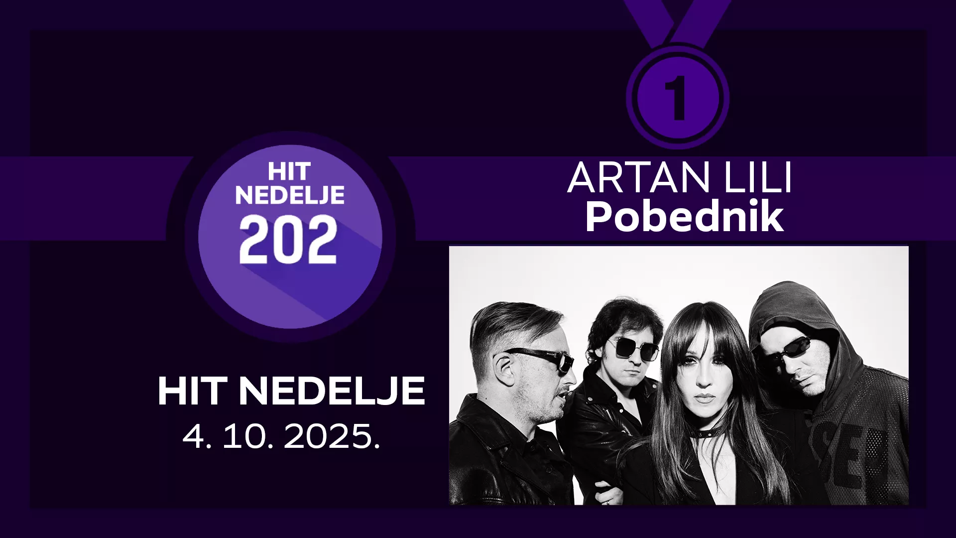 Artan Lili - Pobednik / Hit nedelje – 4. 10. 2025.