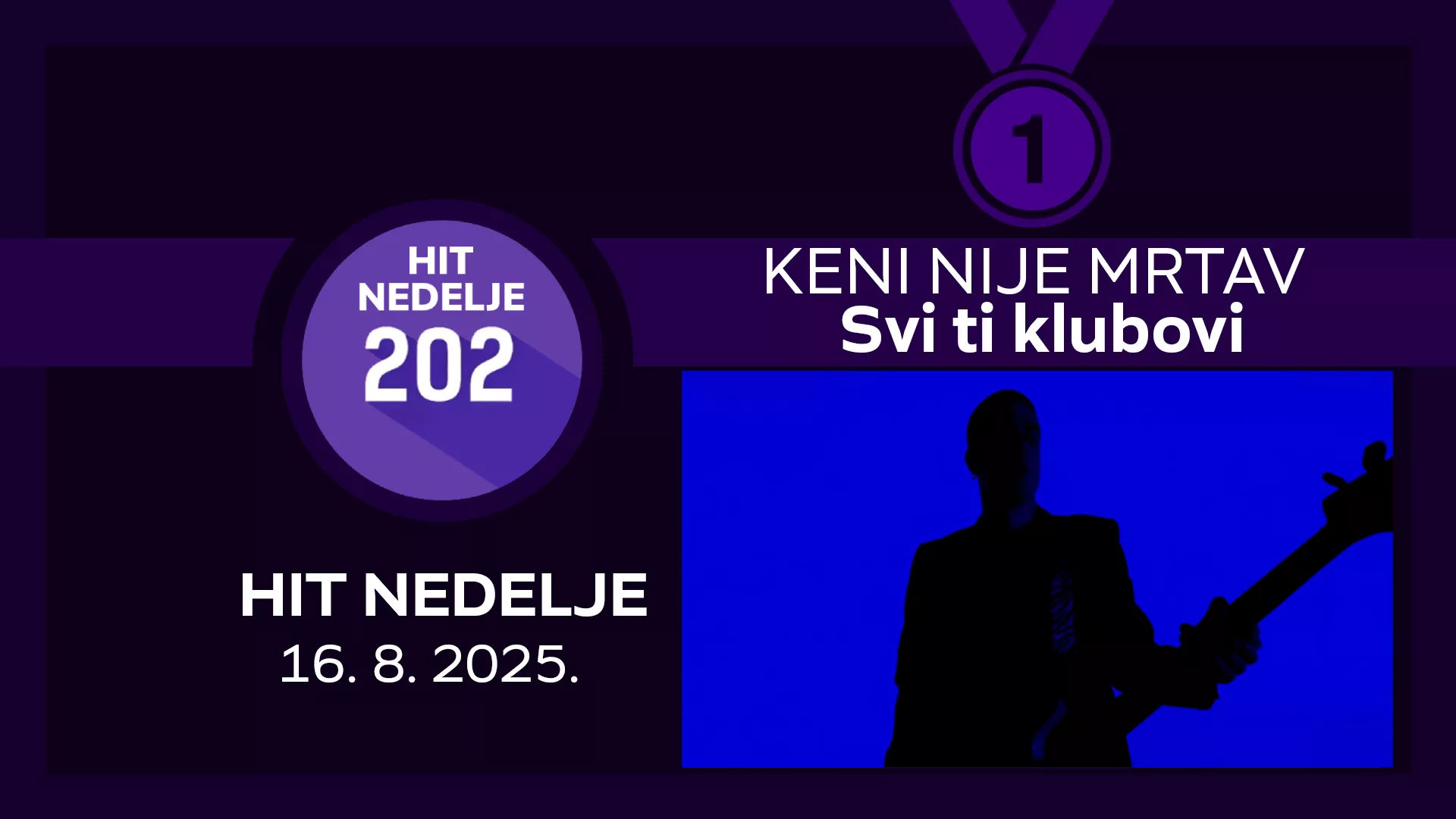 Кени није мртав - Сви ти клубови / Хит недеље – 16. 8. 2025.