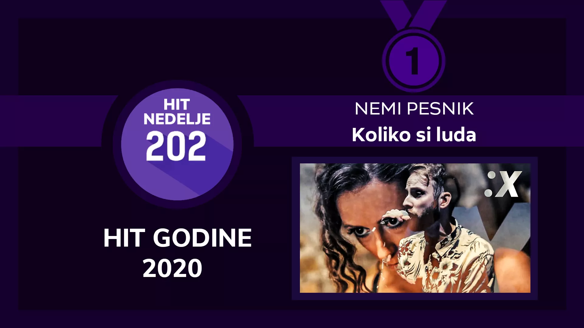 Nemi pesnik - Koliko si luda / Hit of the Year 2020