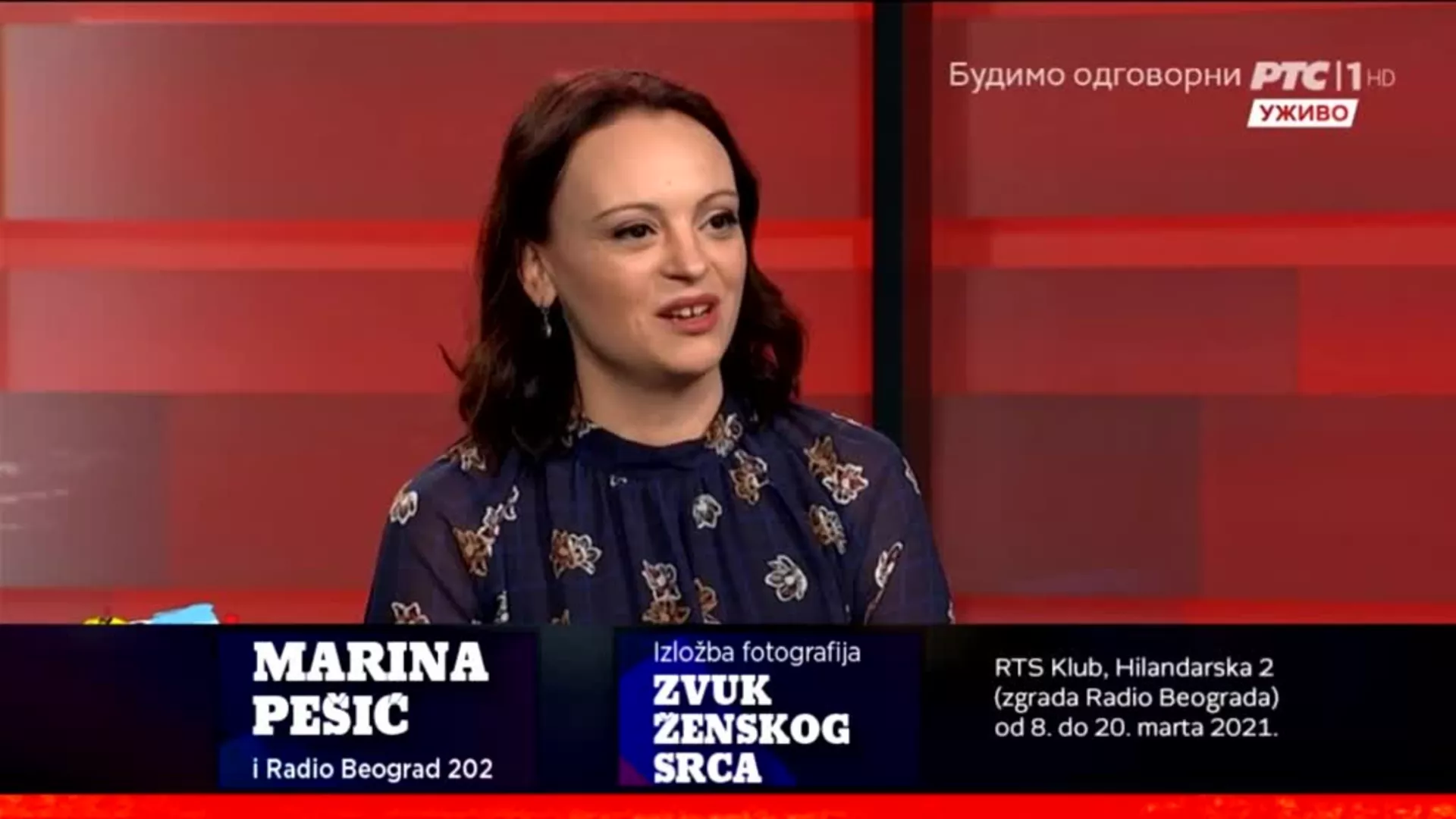 Марина Пешић и Ружица Врховац о изложби „Звук женског срца” (8-30. март 2021)