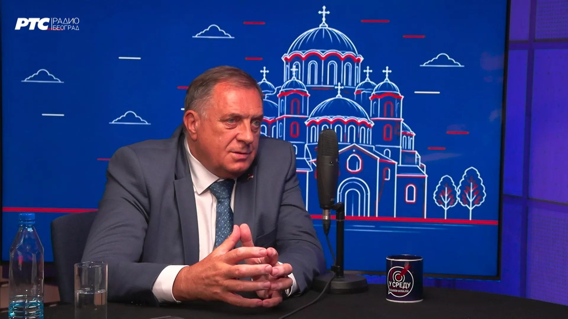 U sredu sa Bojanom Bilbijom - gost Milorad Dodik, predsednik SNSD-a